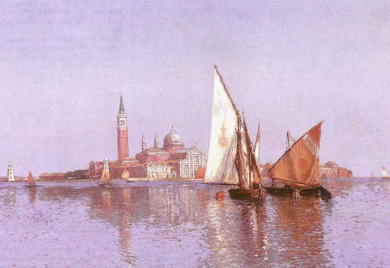 John Douglas Woodward San Giorgio Maggoire, Venice France oil painting art